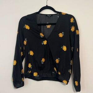 Madewell floral shirt